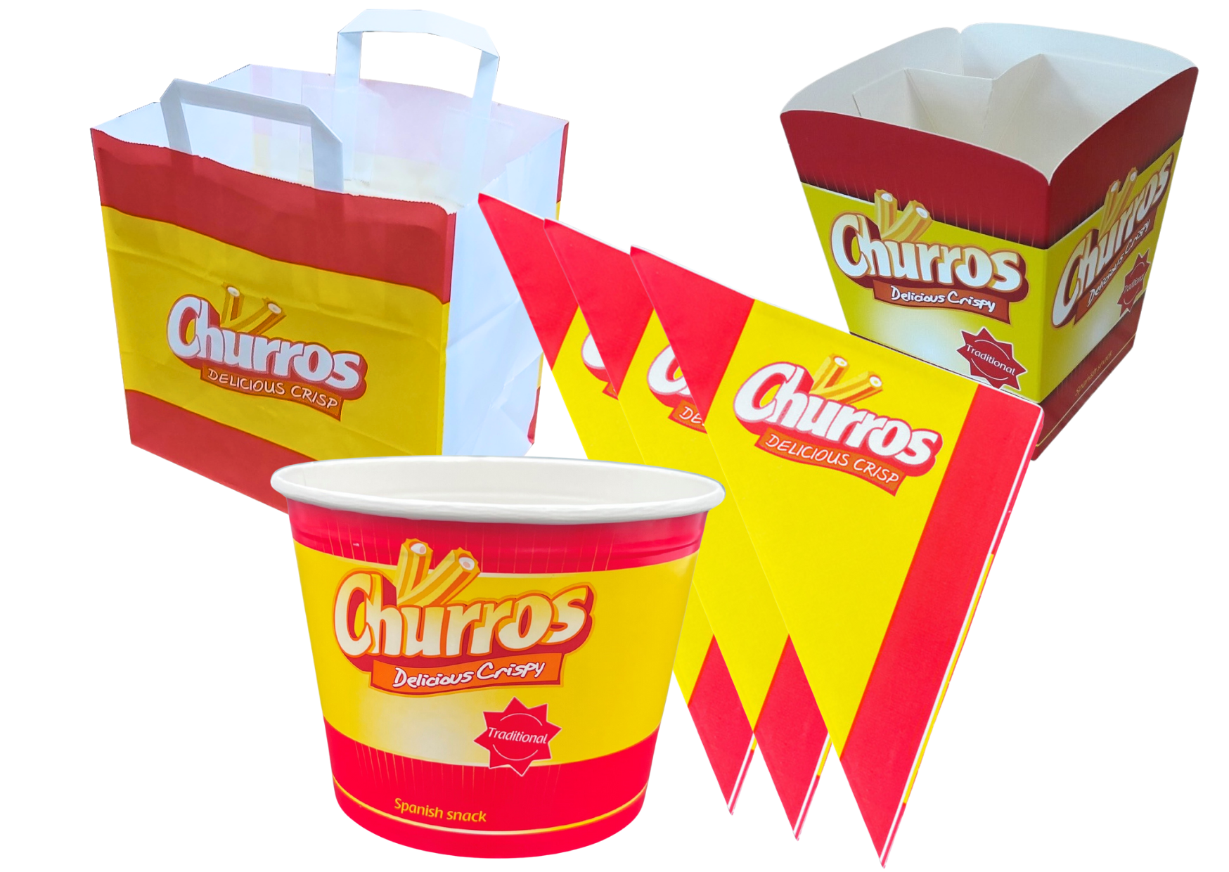 Churros Verpackung - Assortiment