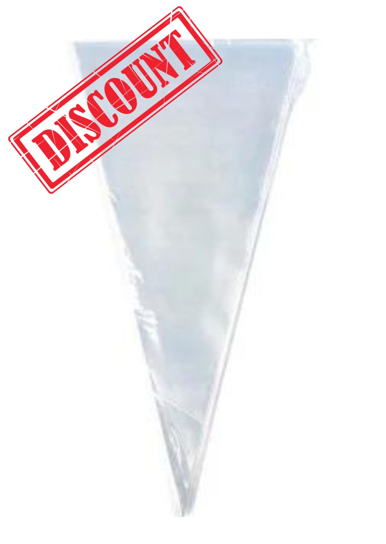 Cone Transparent  XL / 44 x 70 cm / 1000 Stück