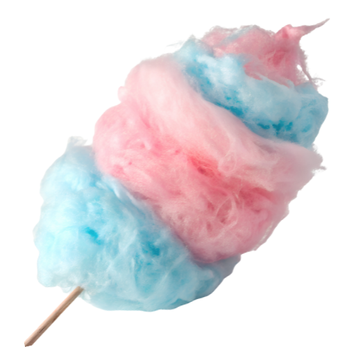 Zuckerwatte Zucker - Verschiedene Geschmacksrichtungen 